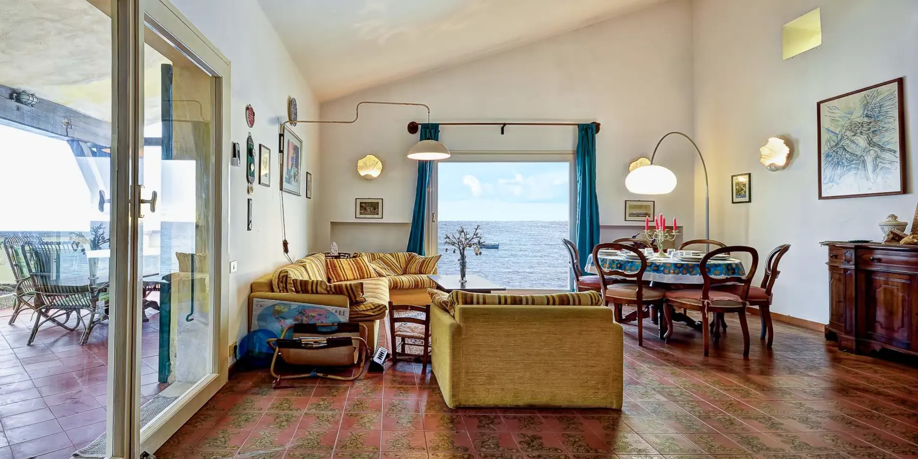 Villa in affitto Liguria - soggiorno